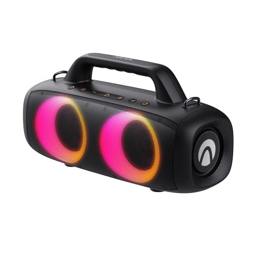 AirAux AA-DH1 Party Box - 50W, RGB LED Głośnik Bluetooth: głęboki bas, 10 godzin odtwarzania, wodoodporność IPX5