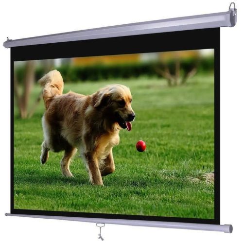 Azure Image Manual Pull Ekran projektora z automatyczną blokadą - rozmiar: 120" - 266 x 179 cm - proporcje 16:9, kąt widzenia 160°, matowy, 4-warstwowy ekran