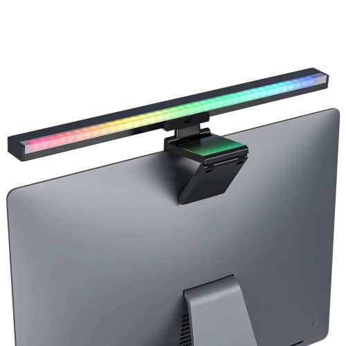 BlitzWolf® BW-CML2 Pro - Gamer RGB Monitor Lampka LED z dotykiem i pilotem - Powłoka chroniąca oczy, 400-1000 Lux, temperatura barwowa 2700K-6500K, zasilanie USB