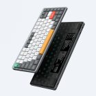 Klawiatura do gier BlitzWolf® BW-Mini 75 - 84 szt. Niskoprofilowy mechaniczny OUTEMU Blue Switch, dioda LED RGB, zastosowanie przewodowe i bezprzewodowe