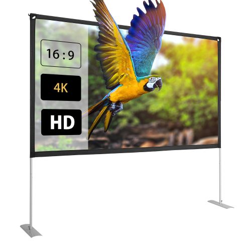 Ekran projekcyjny BlitzWolf® BW-VS5 ze stojakiem - rozmiar 4K, 100", współczynnik ekranu 16:9