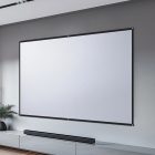 BlitzWolf® BW-VS8 Ekran do projektora montowanego na ścianie - 120 cali, 5-warstwowy ekran antyodblaskowy, 16:9, 4K, kąt oglądania 90°
