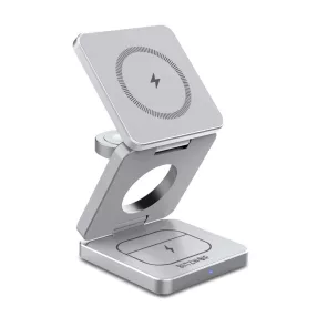   BlitzWolf® BW-iw30 - Bezprzewodowa stacja ładująca 3w1 - do bezprzewodowego ładowania telefonu + zegarka + słuchawek