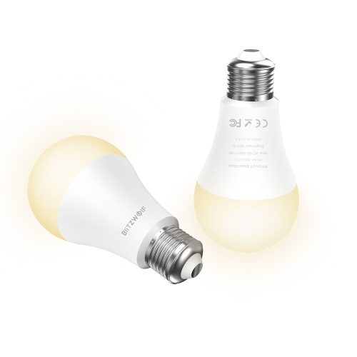 Okos LED izzó - BlitzWolf® BW-LT21 E27, 900 lm, 10W, 2700-6500K, App irányítás