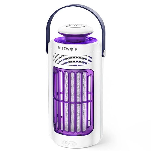 BlitzWolf® BW-MK-011 - Zewnętrzna elektryczna pułapka na owady z baterią: lampa UV, wodoodporność IP66, czas działania 6 godzin