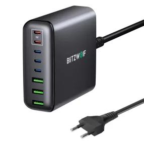   Blitzwolf® BW-S26 250 W 8-portowa stacja ładowania USB PD na biurko