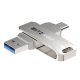 BlitzWolf® BW-UPC2 - Połączenia USB Type-C i USB-A: Pendrive do przesyłania danych między komputerem a telefonem - Aluminiowa obudowa, 32 GB