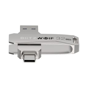   USB Type-C & USB-A 3.0 Flash Drive - BlitzWolf®BW-UPC1, High Speed USB3.0, Duża pojemność, Pokrywa obrotowa 360°, Stylowa i przenośna konstrukcja, Trwałe materiały