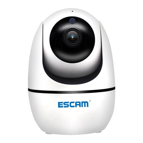 ESCAM PVR008 - wewnętrzna kamera kopułkowa WiFi Smart IP: wykrywanie ruchu człowieka AI, 1080P, noktowizor, dwukierunkowe audio