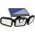 Zewnętrzna lampa solarna – 3 panele świetlne, czujnik ruchu, wodoodporność IP64, barwa chłodna biała (6500 K)