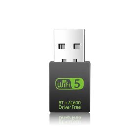   HIGI® G38 - Bluetooth & Adapter WiFi (2 w 1) - Bluetooth 5.0 i dwuzakresowe WiFi (2,4GHz + 5.8GHz) prędkość 150Mbps / 433Mbps