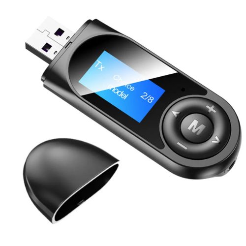 HiGi® T13 - Wyświetlacz LED USB Bluetooth 5.0 Audio Odbiornik i adapter nadajnika w jednym