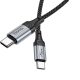 HOCO X102 – Wysokiej jakości kabel do szybkiego ładowania i transmisji danych – USB typu C do USB typu C, 60 W (1 metr)