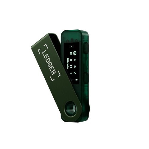 Portfel sprzętowy Ledger Nano S Plus Emerald Green Crypto — Chroń swoje kryptowaluty, NFT i tokeny