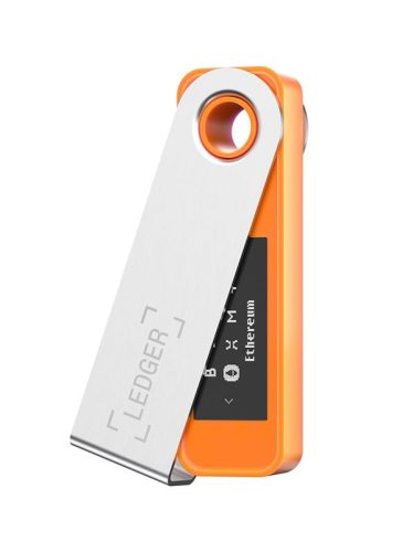 Portfel sprzętowy Ledger Nano S Plus orange Crypto — Chroń swoje kryptowaluty, NFT i tokeny