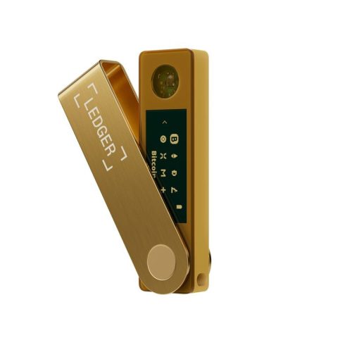 Portfel sprzętowy Ledger Nano-X Gold Hardware Wallet - na zasoby kryptograficzne