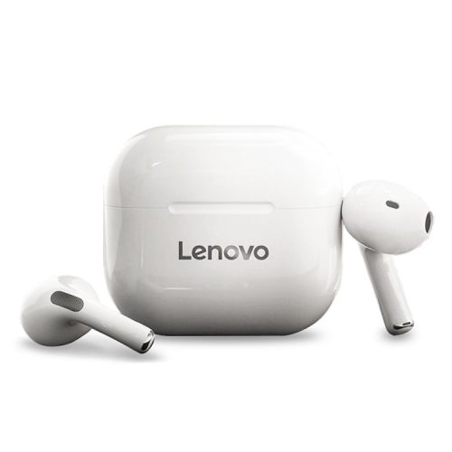 Bezprzewodowe słuchawki Lenovo LivePods LP40 z etui ładującym - Wygodne w noszeniu, niewielkie rozmiary, czas działania 5 godzin
