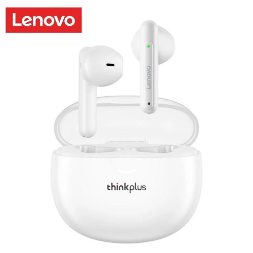 Lenovo thinkplus LivePods LP1 Pro — słuchawki Bluetooth 5.3 z ładowarką. 4x5 godzin pracy na baterii, sterowanie przyciskiem dotykowym - Biały