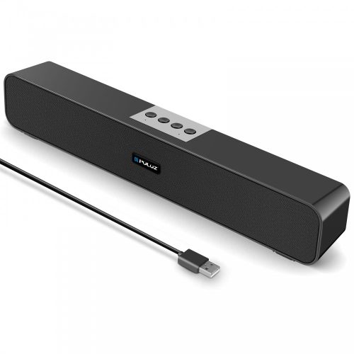 Puluzn PU3100B - Głośnik Bluetooth 10W + soundbar. Mały rozmiar, 3-6 godzin pracy na baterii, cyfrowe filtrowanie szumów