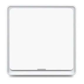   RSH ESW-1WAA-EU WiFi - SMART, ścienny, mechaniczny przyciskowy przełącznik oświetlenia, z 1 przełącznikiem - Aplikacji: Tuya, Google