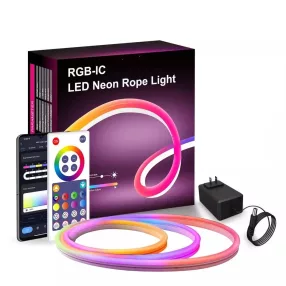   RSH® LD05 - SMART, taśma neonowa LED RGB - 5 metrów, sterowanie: aplikacja i pilot, 16 milionów kolorów, 4 tryby świecenia
