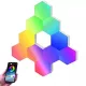 RSH® QG10 - Kinkiet Smart Hexagon color (RGB) - 10 szt., Aplikacja + pilot, skala barw RGB, możliwość naklejenia na ścianę