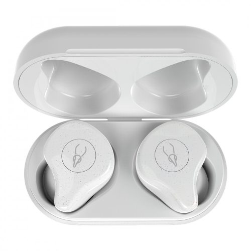 SABBAT X12PRO Moonlight White - Bezprzewodowe słuchawki Bluetooth 5.0 w etui ładującym - Dźwięk HD, 6 godzin działania