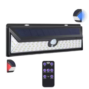   SYHLED FT020 - zewnętrzna lampa solarna o jasności 1200 lumenów - czujnik ruchu, 5000K, wodoodporność IP64