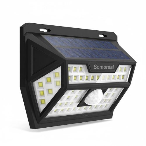 Lampa solarna zewnętrzna Somoreal SM-OLT10 z czujnikiem ruchu, wodoodporność IP64