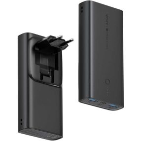  Vrurc W1146 - pierwszy na świecie power bank i ładowarka ścienna dwa w jednym - 10000mAh - wskaźnik ładowania LED, moc ładowania PD 20W