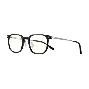   Okulary do monitora Xiaomi Mijia Anti-Blue, z tytanową oprawką - niebieskie światło i filtr UV, kwadratowy kształt, wygodne w noszeniu - czarne