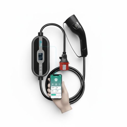 Zopoise ZA05 - 11 kW | WiFi | Przenośna + ścienna ładowarka samochodowa EV | 3 fazy | 3x16A | Typ 2 | Kabel 5 m | Przekaźnik Fi | App