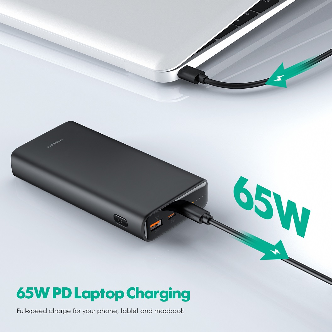 Veger T65A PD65W laptop power bank